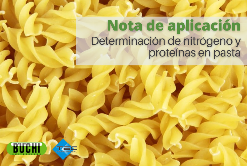 Determinación de nitrógeno y proteínas en pasta
