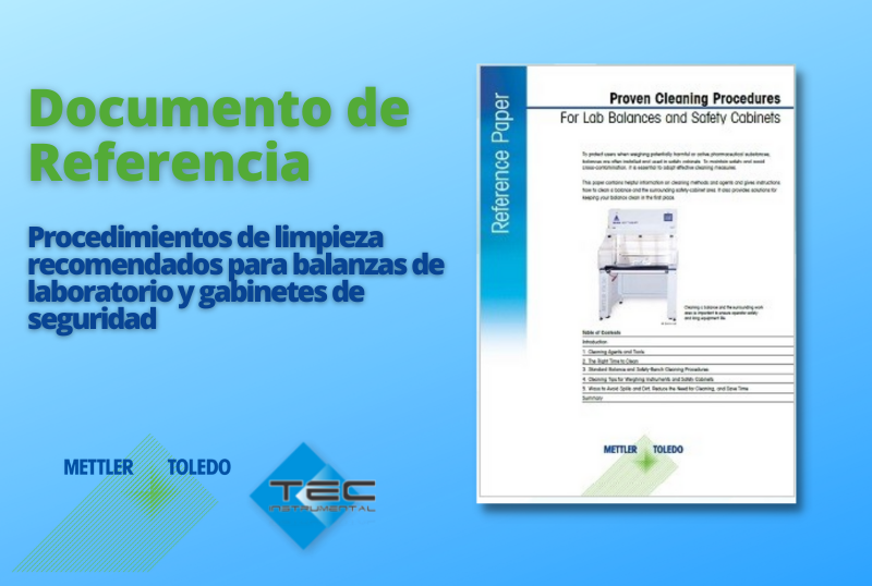 Procedimientos de limpieza recomendados para balanzas de laboratorio y gabinetes de seguridad