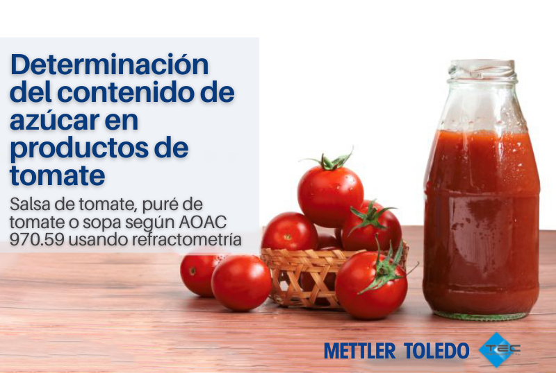 Determinación del contenido de azúcar en productos de tomate