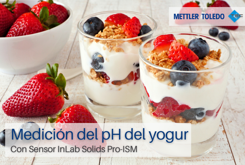 Medición del pH del yogur 