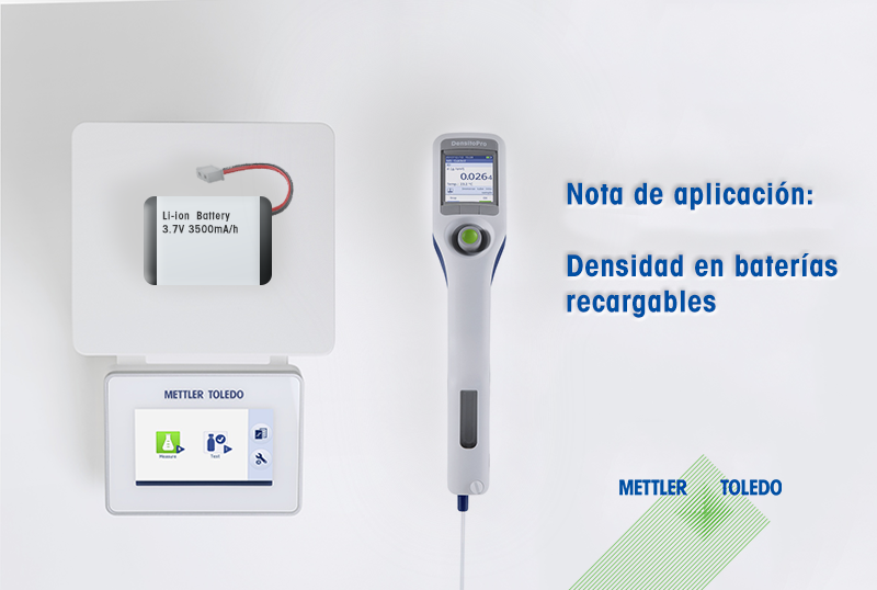 Densidad de electrolitos de batería de iones de litio