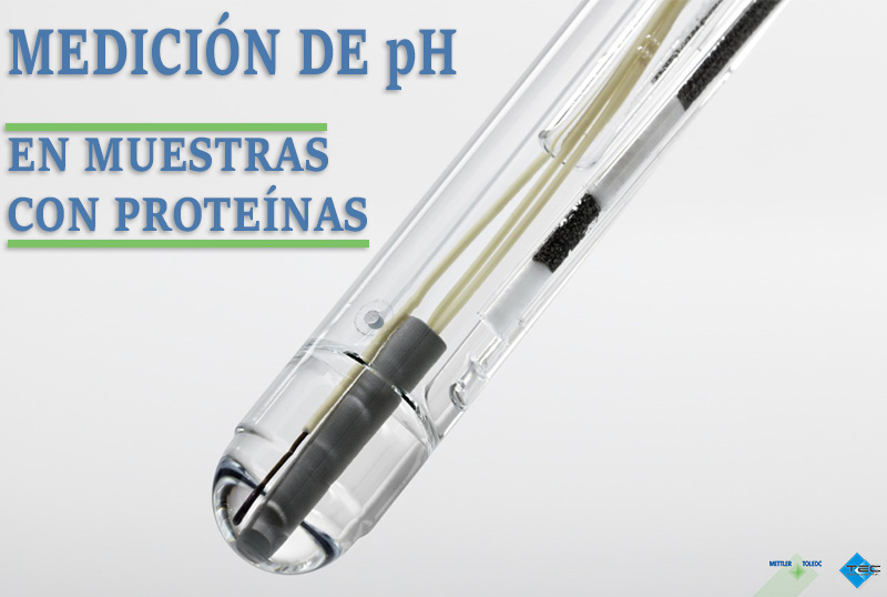 Medición de pH en muestras con proteínas