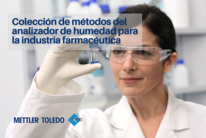 Colección de métodos del analizador de humedad para la industria farmacéutica