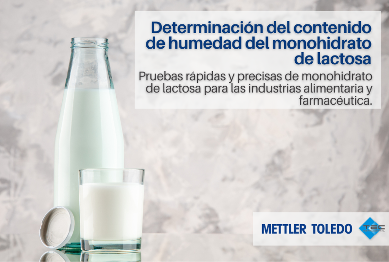 Determinación del contenido de humedad del monohidrato de lactosa
