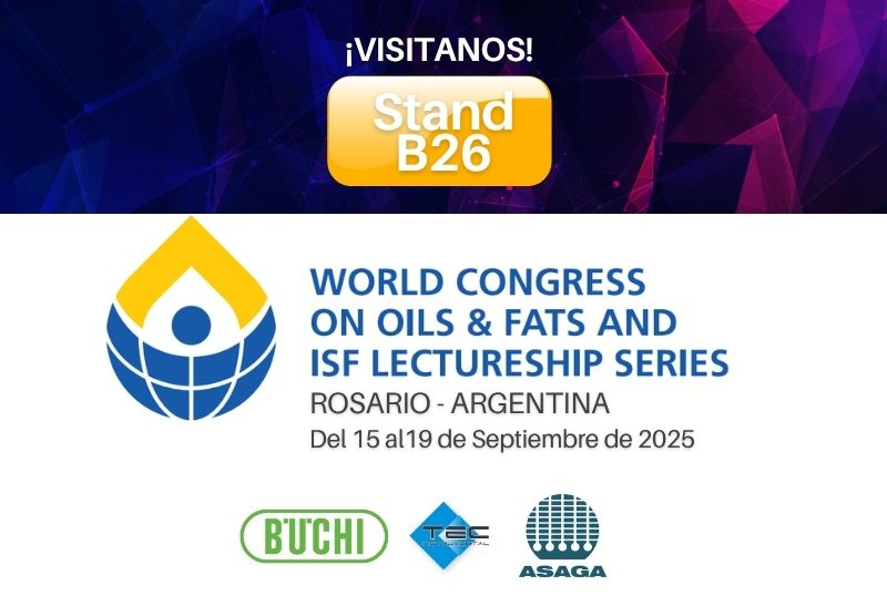 ¡Tec Instrumental estará presente en el World Congress on Oils & Fats 2025!