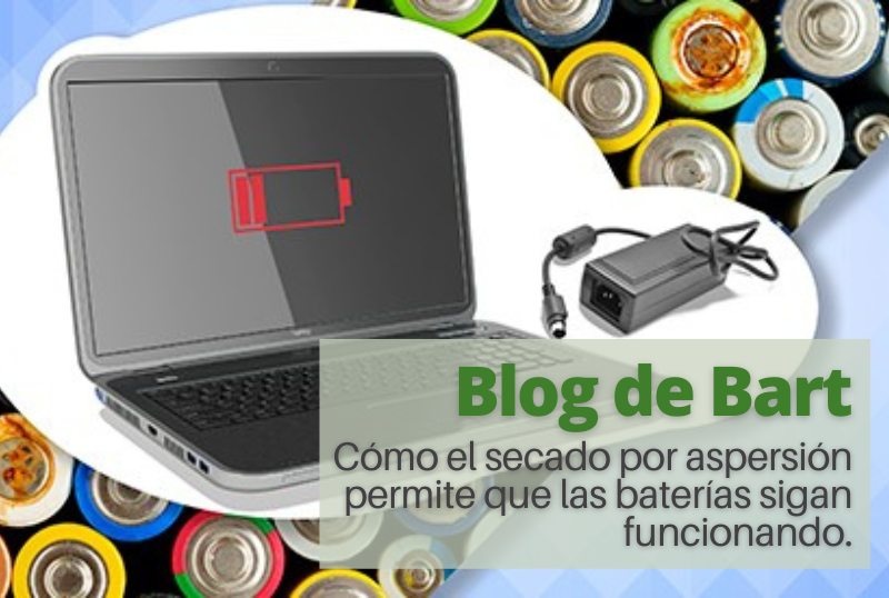  Cómo el secado por aspersión permite que las baterías sigan funcionando.