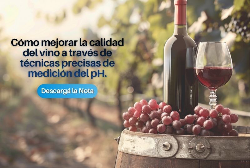 Medición del pH del vino