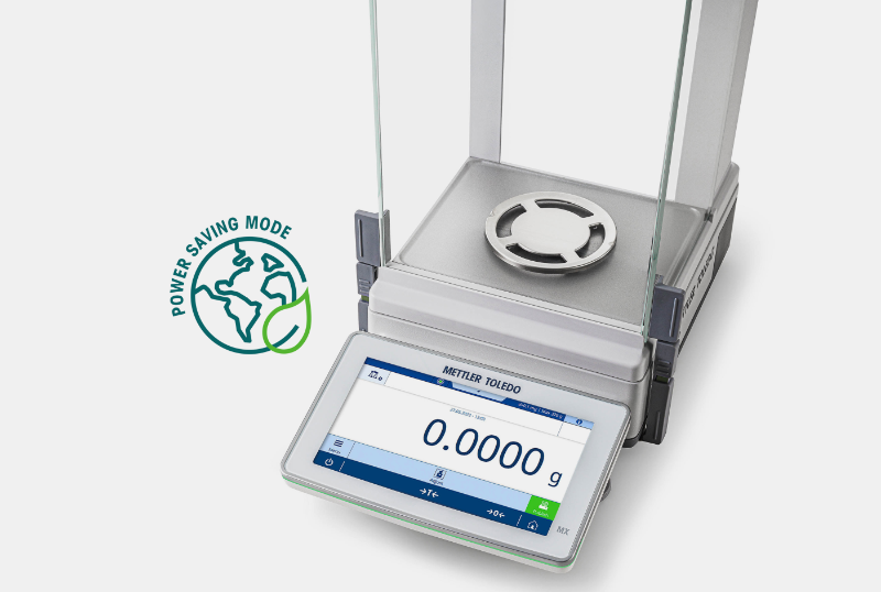 Balanzas analíticas MX - Modo Ahorro de Energía