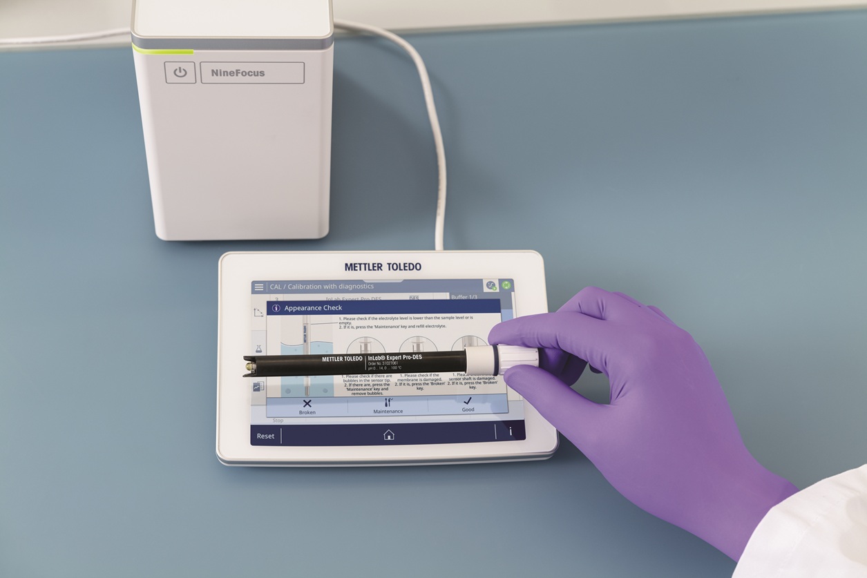 NIneFocus - Diagnóstico de sensores de pH con InLab Expert Pro-DES en NineFocus™